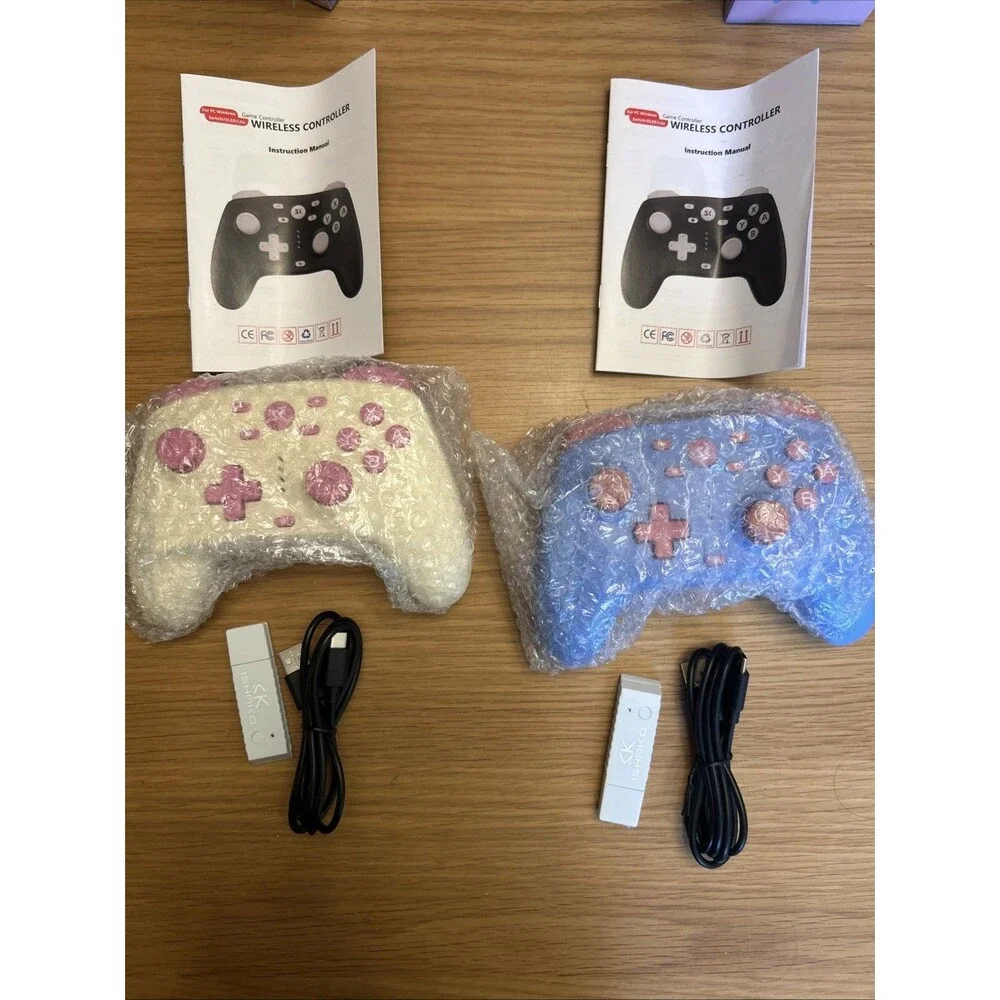 Wireless Switch Controller for Switch Lite OLED - Hall Effect Triggers, Turbo, 2